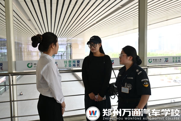 郑州万通创就业老师回访郑州高铁西站轨道学子 共话成长与未来